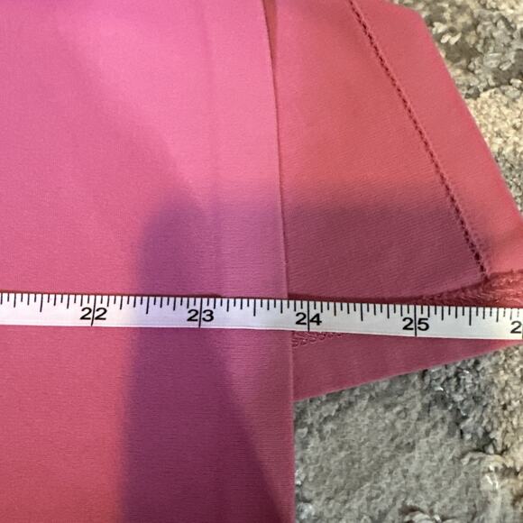 ATHLETA Foothill Split Back Tank Top XS Pink Workout Sleeveless High Neck - Picture 6 of 6